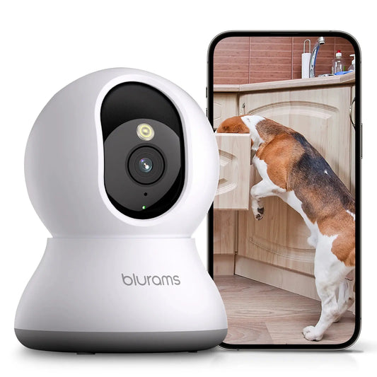 Blurams 2K Indoor Security Camera – Home Camera for Pets & Elderly with One-Touch Call, A31S-2Pc