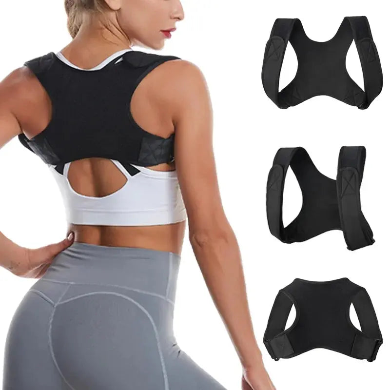 Adjustable Back & Posture Corrector – Neck, Shoulder & Back Support Brace for Adults, Invisible Hunchback Prevention