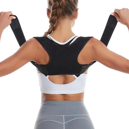 Adjustable Back & Posture Corrector – Neck, Shoulder & Back Support Brace for Adults, Invisible Hunchback Prevention