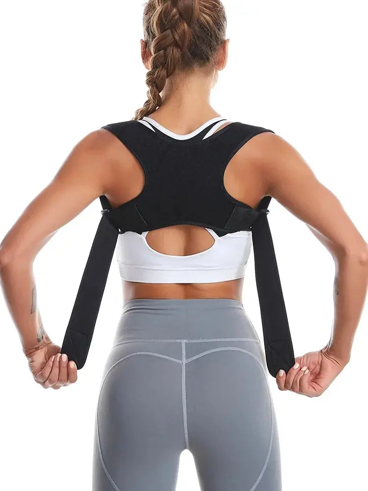 Adjustable Back & Posture Corrector – Neck, Shoulder & Back Support Brace for Adults, Invisible Hunchback Prevention