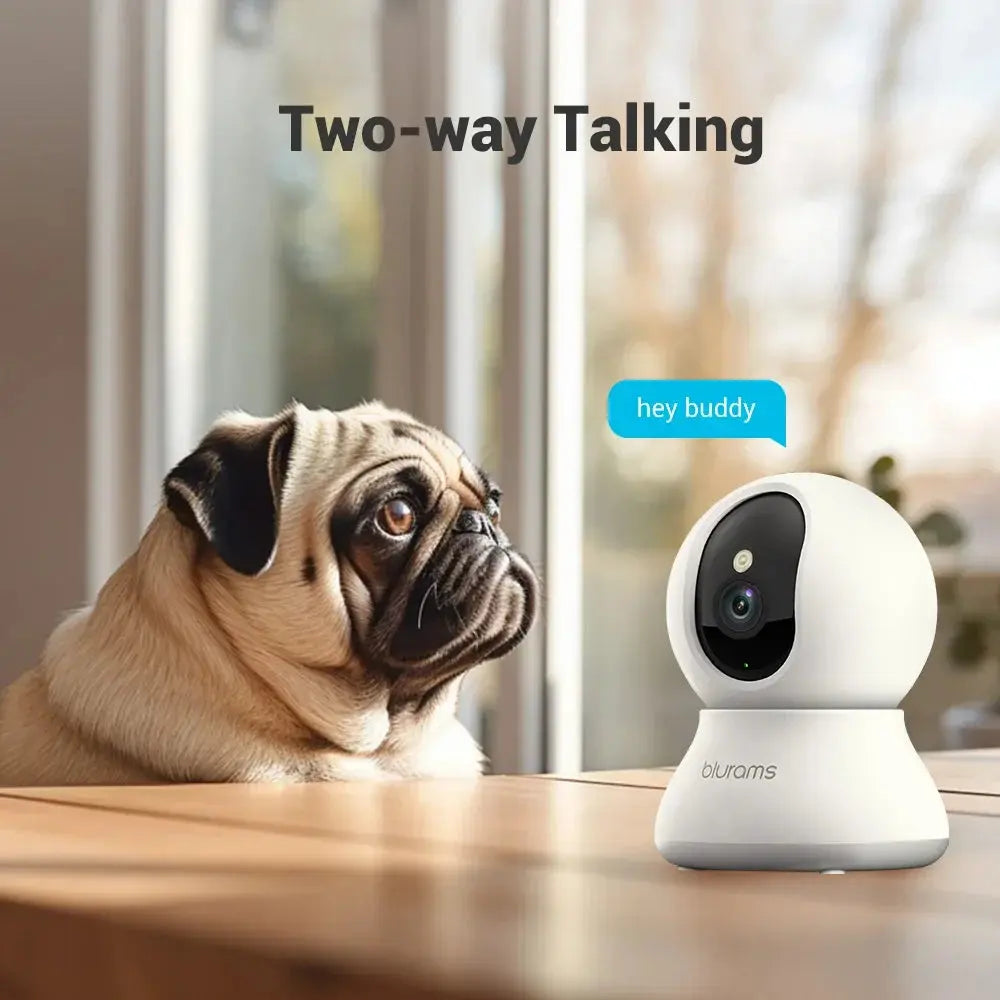 Blurams 2K Indoor Security Camera – Home Camera for Pets & Elderly with One-Touch Call, A31S-2Pc